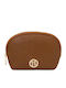 Vera Leather Cosmetic Bag Cognac