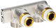 E1/50 Cross Flow Angle Fitting Cut-off Nickel Plated