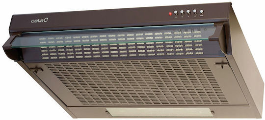 Cata F-2260 BK Freistehender Dunstabzug Umluft 60cm Braun