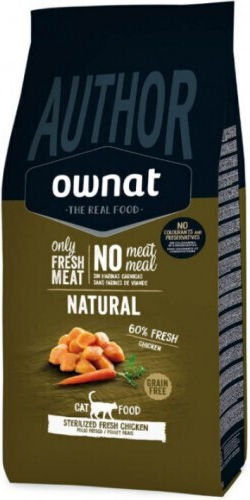 Ownat Trockenfutter für sterilisierte Katzen mit Huhn 1.5kg