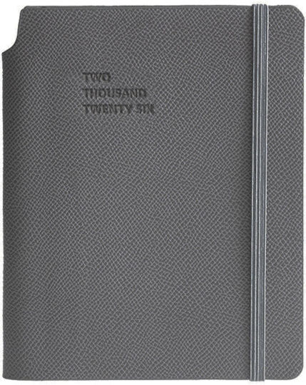 Type Center Pen Soft Εβδομαδιαιο Ημερολογιο Α6 Pocket-size 10.5 X 14.8 2026 Grey