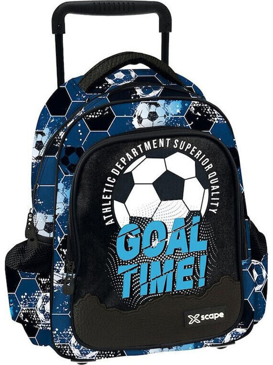 Graffiti School Bag Trolley Kindergarten Multicolour with Water Bottle Holder