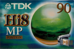 Tdk Hi8 Mp Position Camcorder Cassette 90sp or 180lp Minutes Duration