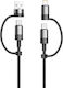 USB to Type-C Cable 2.4A Μαύρο 1m 40535