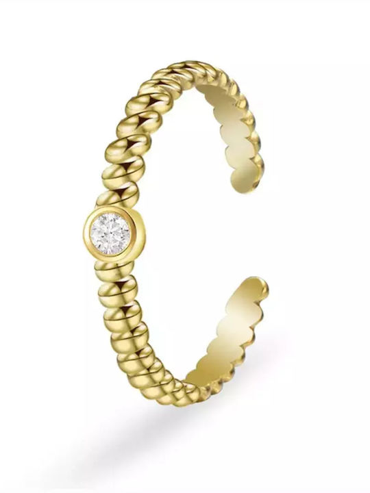 Bode Ring made of Steel Gold Plated