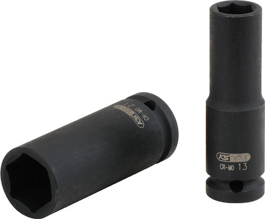 6-point Long Power Socket 16mm 1/2 Ks Tools