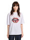 Women's Blouse Cotton Short Sleeve Off-white