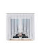 Markizeta Curtain with Pencil Pleat Berenika White 140x330cm