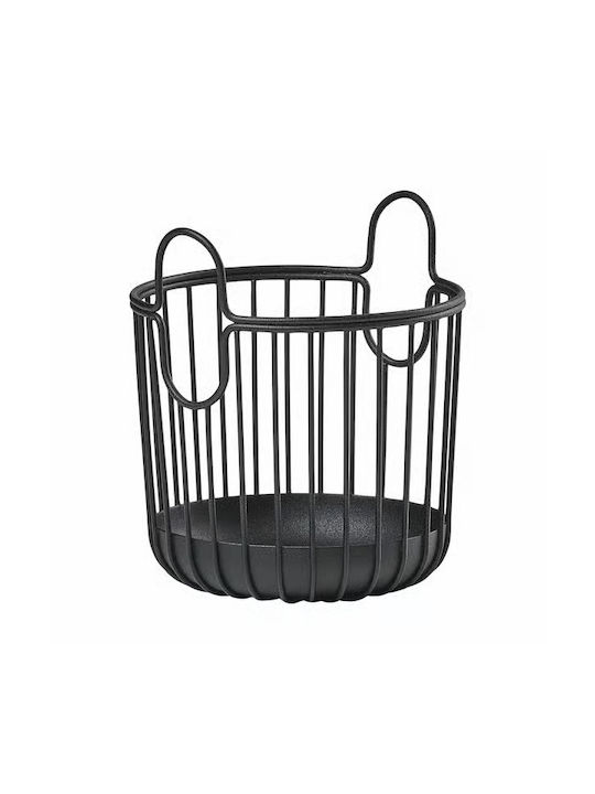 Zone Denmark Καλάθι Οργάνωσης Μεταλλικό Ø10,5x13,5 Inu Black