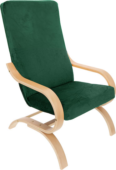 Ubieramy Meble Elastic Cover for Armchair Bottle Green 1pcs