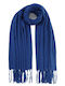 Women's Wool Scarf Blue
