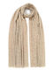 Frauen Wollschal Beige