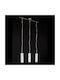 Italux Adjustable Pendant Light Silver with Socket E14, E.14