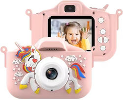 X10S Unicorn Cameră Foto pentru Copii 12MP Roz