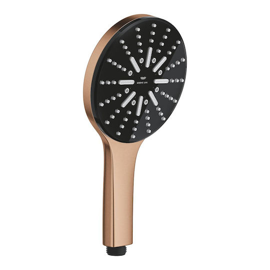 Rainshower Aqua 130 Τηλεφωνο Ντους Τριων Λειτουργιων Brushed Warm Sunset 101676dl00 Grohe