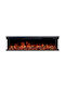 Electric Fireplace Three-Sided Smart Notting Berlin 50 Wall Mounted Insert LED 1800w Hitense