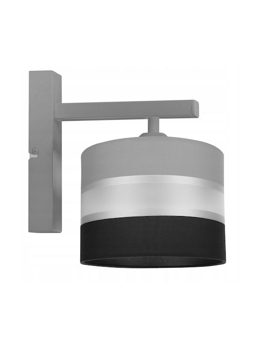 Light Home Modern Leuchte Wand mit Fassung E27 Schwarz