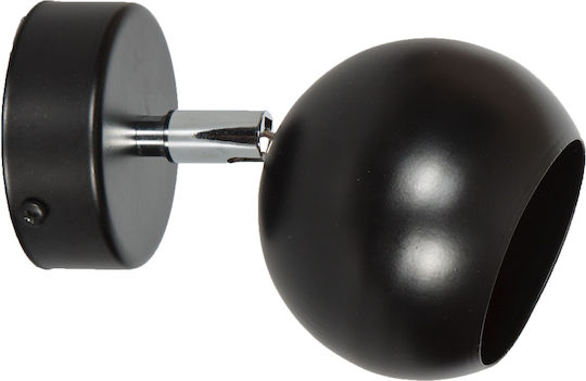 Light Home Modern Lamp Wall with Socket GU10 Black