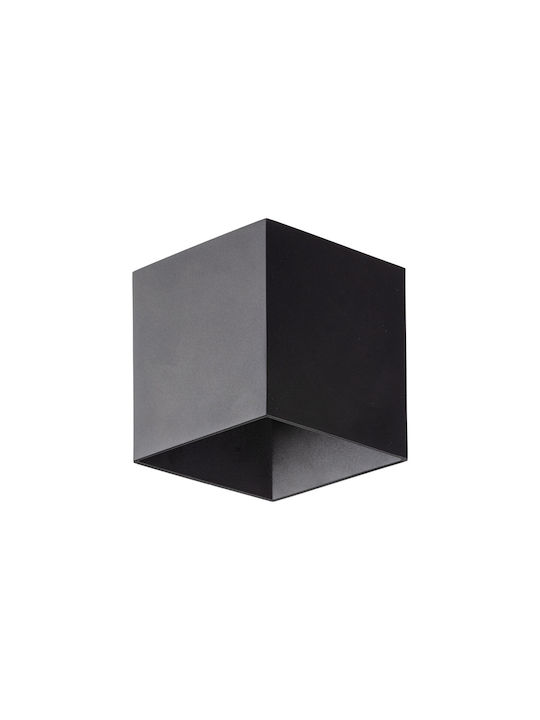 TK Lighting Modern Leuchte Wand mit Integrierter LED Schwarz
