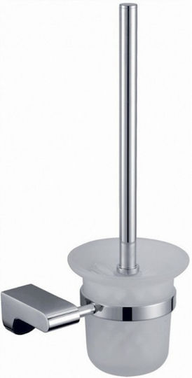 Wall-Mounted Bathroom Toilet Brush Matte Crystal 24-09009 Beta Novo Viospiral