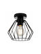 Light Home Plafonieră de Tavan Neagră