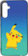 Hochwertige Handyhülle Samsung Galaxy S21 5G Rückseitencover Schwarz Silikon Pokémon Nr.4 Pikachu