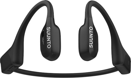Suunto Wing 2 Knochenleitung Bluetooth-Freisprecheinrichtung Kopfhörer mit Schweißresistenz und Ladeetui Schwarz