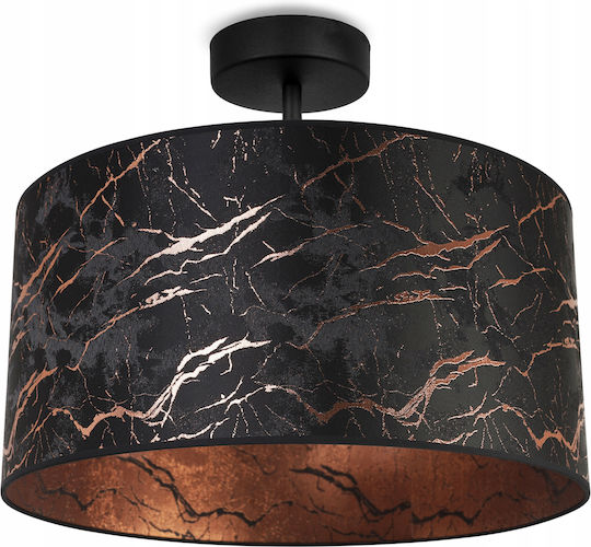 Light Home Πλαφονιέρα Οροφής Λευκή με Ντουί E27