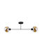 Light Home Ceiling Mount Light Black with Socket E27
