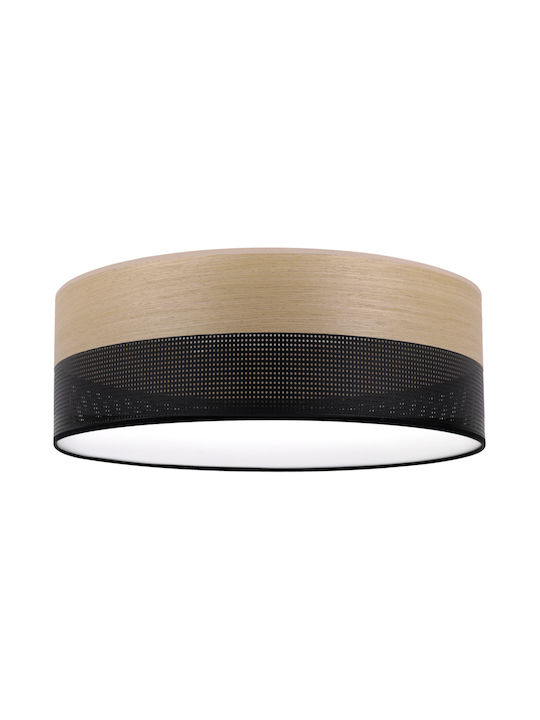 Light Home Deckenleuchte Schwarz mit Fassung E27