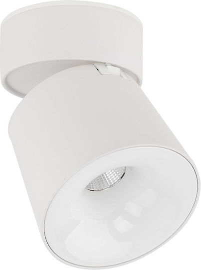 TK Lighting LED Ρυθμιζόμενο Λευκό Σποτ σε Λευκό Χρώμα