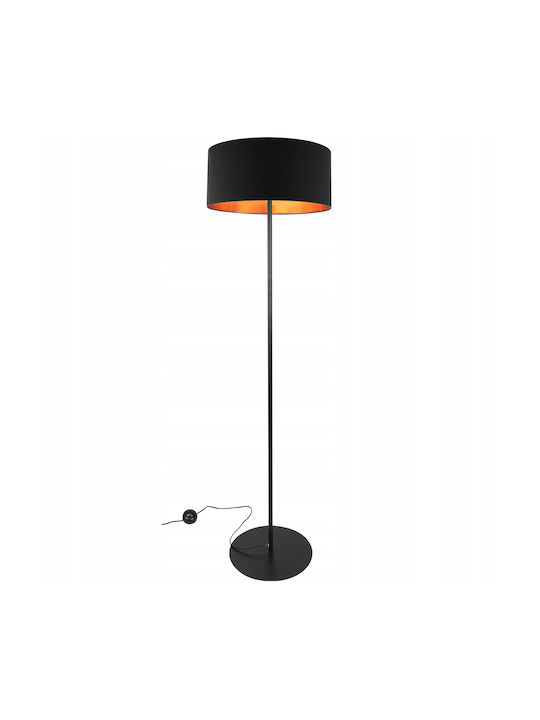 Light Home Lampa de podea Î153xL44cm. cu Soclu pentru Bec E27 Negru