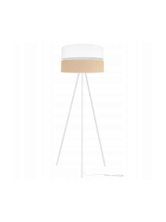 Light Home Φωτιστικό Δαπέδου Υ145εκ. με Ντουί για Λαμπτήρα E27 Λευκό
