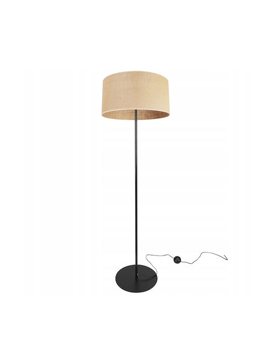 Light Home Floor Lamp with Socket for Bulb E27 White