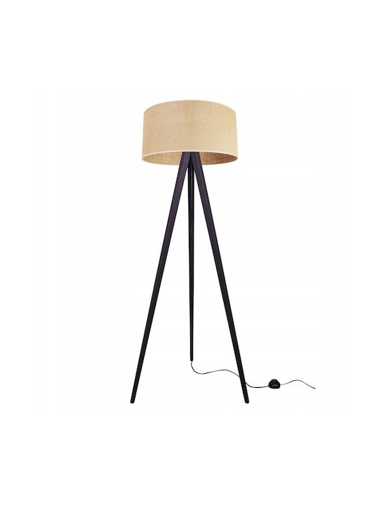 Light Home Stehleuchte H145cm. mit Fassung für Lampe E27 Weiß