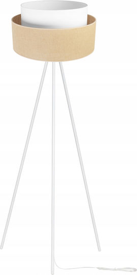Light Home Φωτιστικό Δαπέδου Υ150εκ. με Ντουί για Λαμπτήρα E27 Λευκό