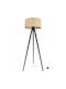 Light Home Stehleuchte H145cm. mit Fassung für Lampe E27 Weiß