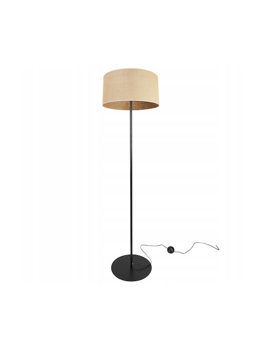 Light Home Floor Lamp H150xW35cm. with Socket for Bulb E27 White