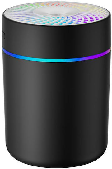 Wt31 Umidificator cu Iluminare pentru Mașină USB Silențios Aer Negru