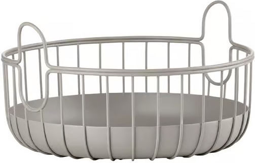 Zone Denmark Coș decorativ Metalic Beige 22x22x8buc