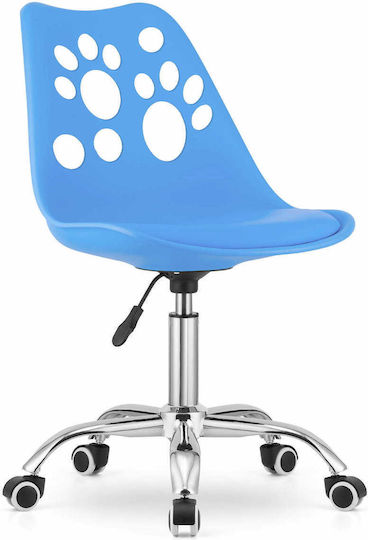 Hurtmeblowy Kinderstühle Bürostuhl Blau 61x41x81.5-93.5cm