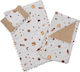 Kamtex Baby Baby Crib Bedding Set 3pcs Beige