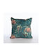 Nef-Nef Homeware Μαξιλάρι Καναπέ Optasia από Βελούδο Teal 45x45εκ. (Διάφορα Χρώματα)