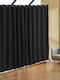 Vevor Portable Room Divider Wheels Black Privacy Screen Blpf96120incyupd6v0