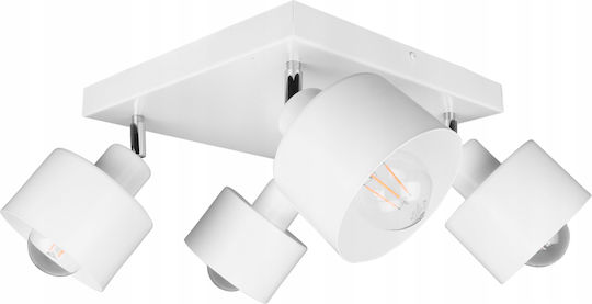 Light Home Висящо Осветително Тяло Сив за 20 Крушки E27