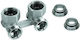 Double Angled Shut-Off Radiator Valve Fusion Compact Radiators Vko 2 Intermediate Nickel-Plated Sleeves 3/4 Inch