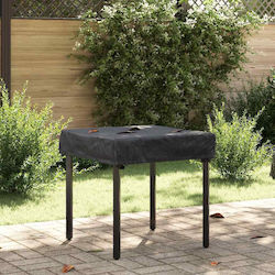 vidaXL Dining Table Cover Black 72x72x15cm