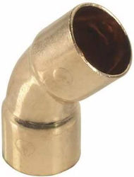 Cot Alamă Dublu Cuplaj 45 Grade 18mm York
