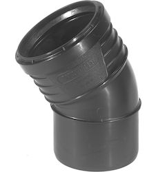 Pp-ht Rohrbogenarmatur Sitech Plus 75/30 Sanitär Geräuscharm Intern Abwasser Schwarze Farbe