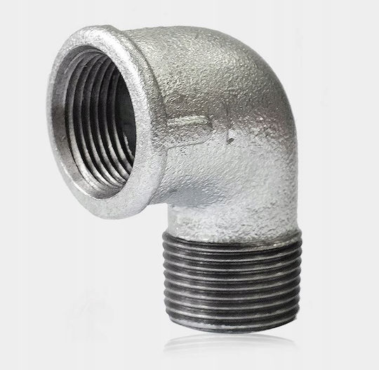 Galvanized Elbow 3/8 Inch Steel Male Female